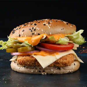 Spicy Paneer Burger